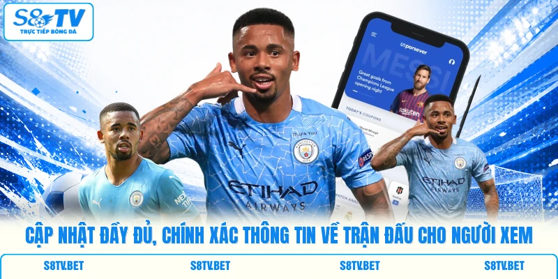 Cập nhật đầy đủ, chính xác thông tin về trận đấu cho người xem Cập nhật đầy đủ, chính xác thông tin về trận đấu cho người xem