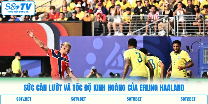 Sức càn lướt và tốc độ kinh hoàng của Erling Haaland Sức càn lướt và tốc độ kinh hoàng của Erling Haaland
